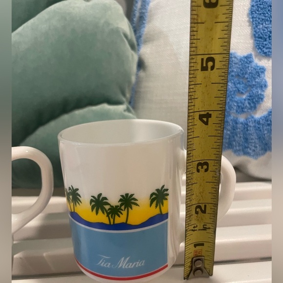 VTG Set Of 2 Arcoroc Brush Orange & Tia Maria Arocpal France Coffee Tea Mugs RH - Picture 12 of 16